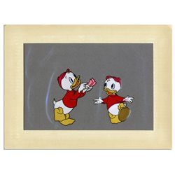 Disney 1959 Celluloid Featuring Two of Donald Duck's Nephews