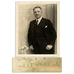 Early 20th Century Entertainer W.C. Fields Signed 8'' x 10'' Photo -- With PSA/DNA COA