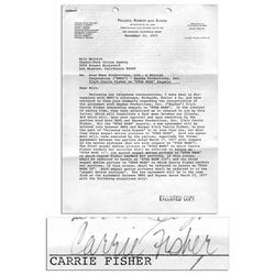 Carrie Fisher Signed ''Star Wars'' Contract Obligating Her to Reprise Her Role as Princess Leia in S