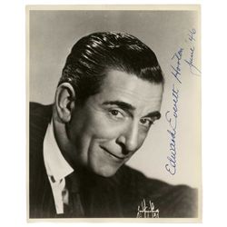 Edward Everett Horton Signed 8'' x 10'' Photo