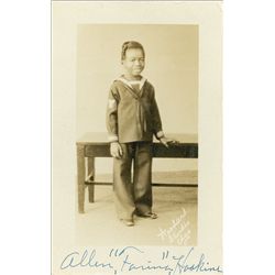 Allen ''Farina'' Hoskins of ''Our Gang'' Signed Photo
