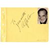 Image 1 : Al Jolson Signed Autograph Album Page