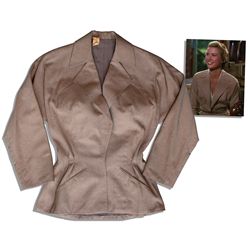 Grace Kelly Screen-Worn Beige Jacket From ''Mogambo''