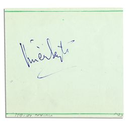 Vivien Leigh Signed Autograph Album Page