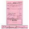 Image 1 : Marilyn Monroe Signed Salon Receipt From 1961