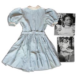 Child Actress Margaret O'Brien Dress From the 1948 Film, ''Tenth Avenue Angel''