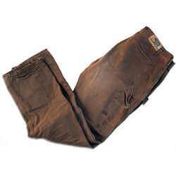 Fake Bloody Jeans From Arnold Schwarzenegger's Action Movie ''The Last Stand''