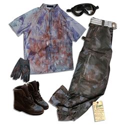 Nich Stahl ''Terminator 3: Rise of the Machines'' Costume -- Complete Outfit With Shirt, Pants, Shoe