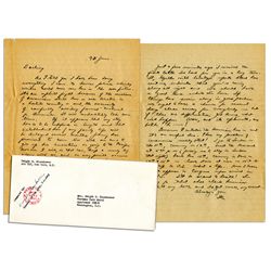 Eisenhower WWII ALS -- ''...War and its aftermath are both h---!...Tomorrow I entertain the Russians