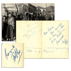 Robert F. Kennedy Autograph Note Signed From a Trip to the Soviet Union