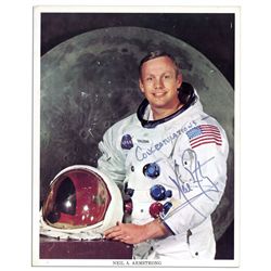 Neil Armstrong Signed 8'' x 10'' Photo -- Uninscribed -- With PSA/DNA COA