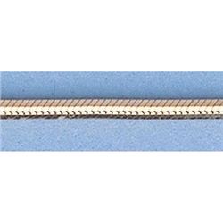 Pure Gold 16" 14kt Italian Gold-Yellow 1.6mm, D/C Snake Chain Gauge:040, 7.7gr