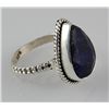 Image 2 : SAPPHIRE CORRUNDUM 26.54CTW SILVER RING