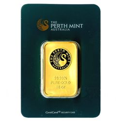 Ten Ounce Gold Bar Perth Mint