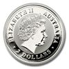 Image 2 : Australian Lunar Silver 2 oz Silver 2001 Snake