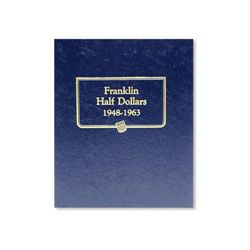 Circulated Franklin Half Dollar Set 1948-1963 (In Estate Album)