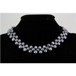 221.60CTW 12" BLACK SIOPAO NECKLACE METAL LOCK PHILIPPINES