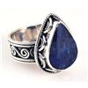 Image 2 : SAPPHIRE CORRUNDUM 47.07CTW ANTIQUE LOOKS .925 RING