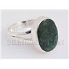 Image 2 : EMERALD BERYL 21.26CTW BEZEL DESIGN SILVER RING