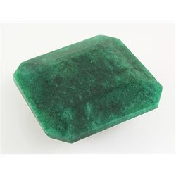 Emerald 175.01ctw Loose Gemstone 39x37x15mm SquareCut