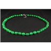 Image 2 : VINTAGE 288.63CTW HANDMADE JADE NECKLACE