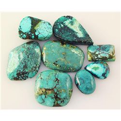Natural Turquoise 178.60ctw Loose Small Gemstone Lot of 8