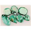 Image 1 : Natural Turquoise 186.44ctw Loose Small Gemstone Lot of 7