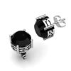 Image 1 : Black Diamond 2.00ctw Earring 14kt White Gold