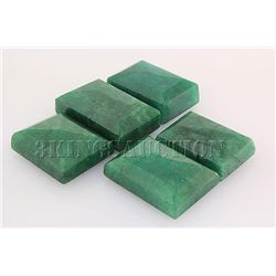174.84ctw Faceted Loose Emerald Beryl Gemstone Lot of 5