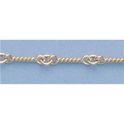 Pure Gold 16" 14kt Italian Gold-Yellow or White 2.8mm, Dog Bone Medium Hand Made Chain :6.1gr