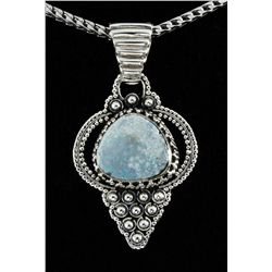 Opal Doublet 17.11ctw Antique Design Silver Pendant