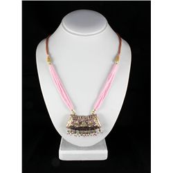 26.06GRAM INDIAN HANDMADE LAKH FASHION NECKLACE