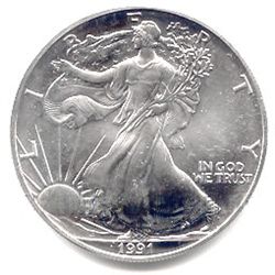 Uncirculated Silver Eagle 1991
