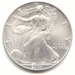 Uncirculated Silver Eagle 2007