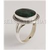 Image 1 : EMERALD BERYL 29.40CTW ANTIQUE LOOKS SILVER RING