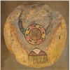 Image 1 : Pueblo Painted Hide Shield