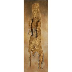 Northern Plains Beaded Elk Calf Hide