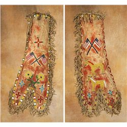 Sioux Beaded Tab Bag