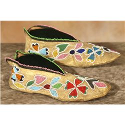 Oto Woman's Beaded Moccasins