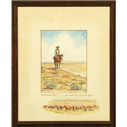 Byron Wolfe, watercolor