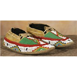 Northern Plains Beaded Moccasins