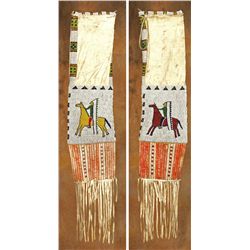 Sioux Pictorial Beaded Pipebag