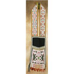 Menominee Loom-Beaded Bandolier Bag