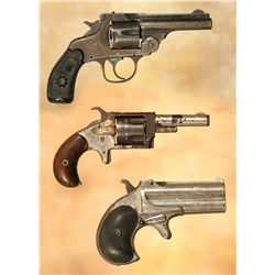 Three Antique Hand Guns