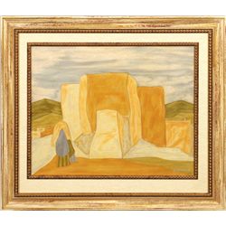 Emil Bisttram, mixed media