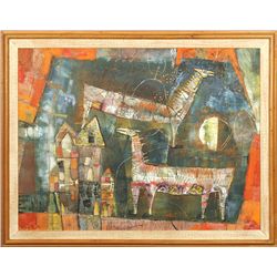 Howard Schleeter, oil on board