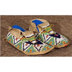Southern Plains Beaded Moccasins