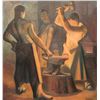 Image 2 : 1930s WPA Painting Signed Mulichak