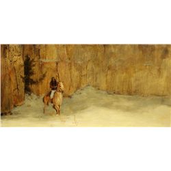 J. E. Knauf, oil on panel