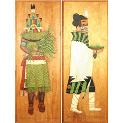 Goldie Brewer, painted panels